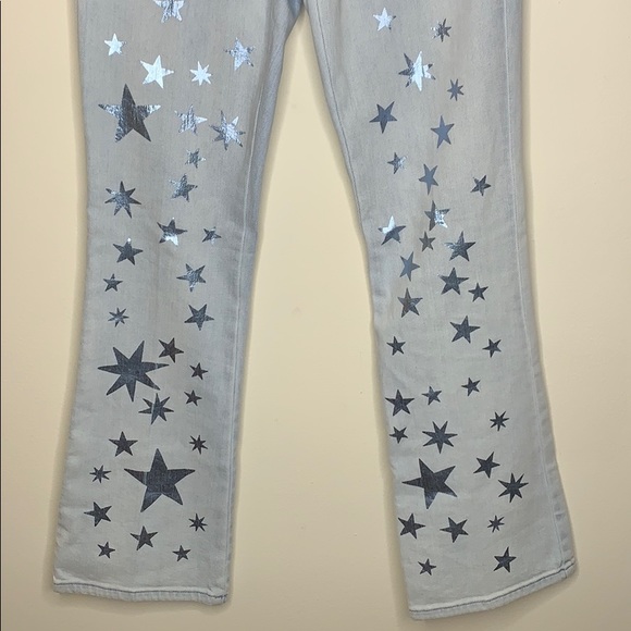 Stella McCartney Shimmer Star Printed Jeans Authentic & Adorable - Picture 7 of 8